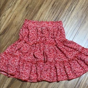 RED SKIRT